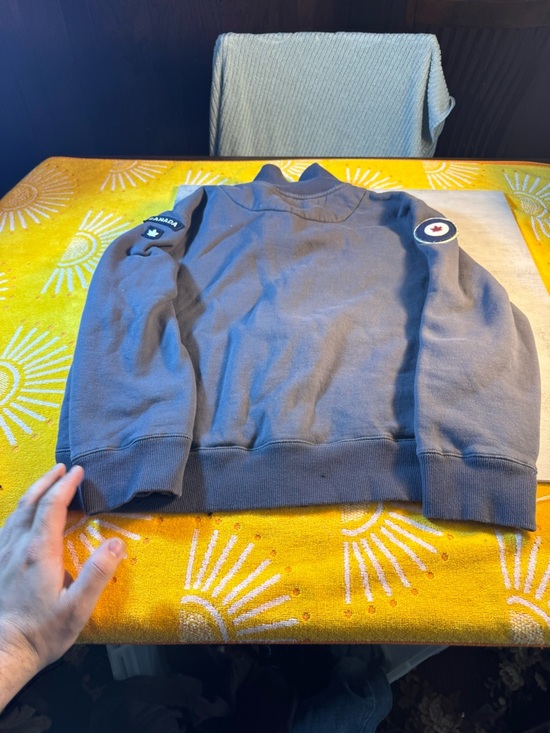 RC A F Grey Zip-Up Men's Hoodie - Picture 5 of 5